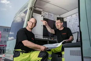 Faulturm-Entleerung Faulturm-Entleerung